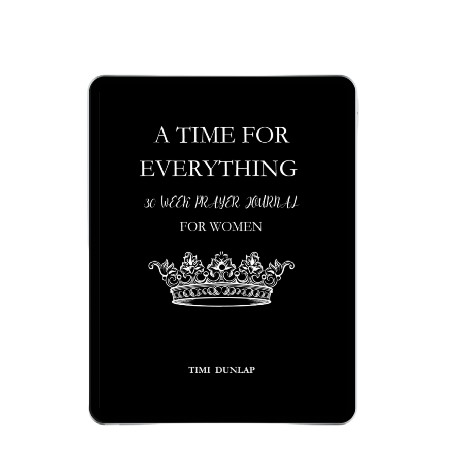 A Time For Everything Prayer Journal For Women