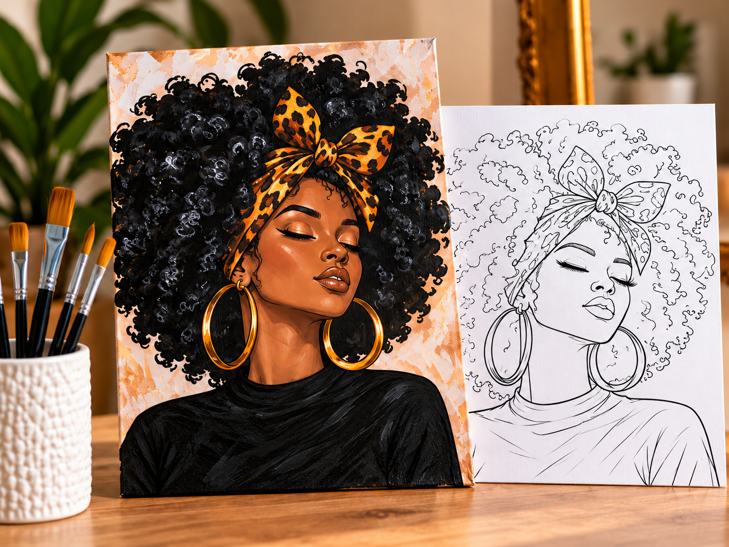 Paint and Create canvas painting experience