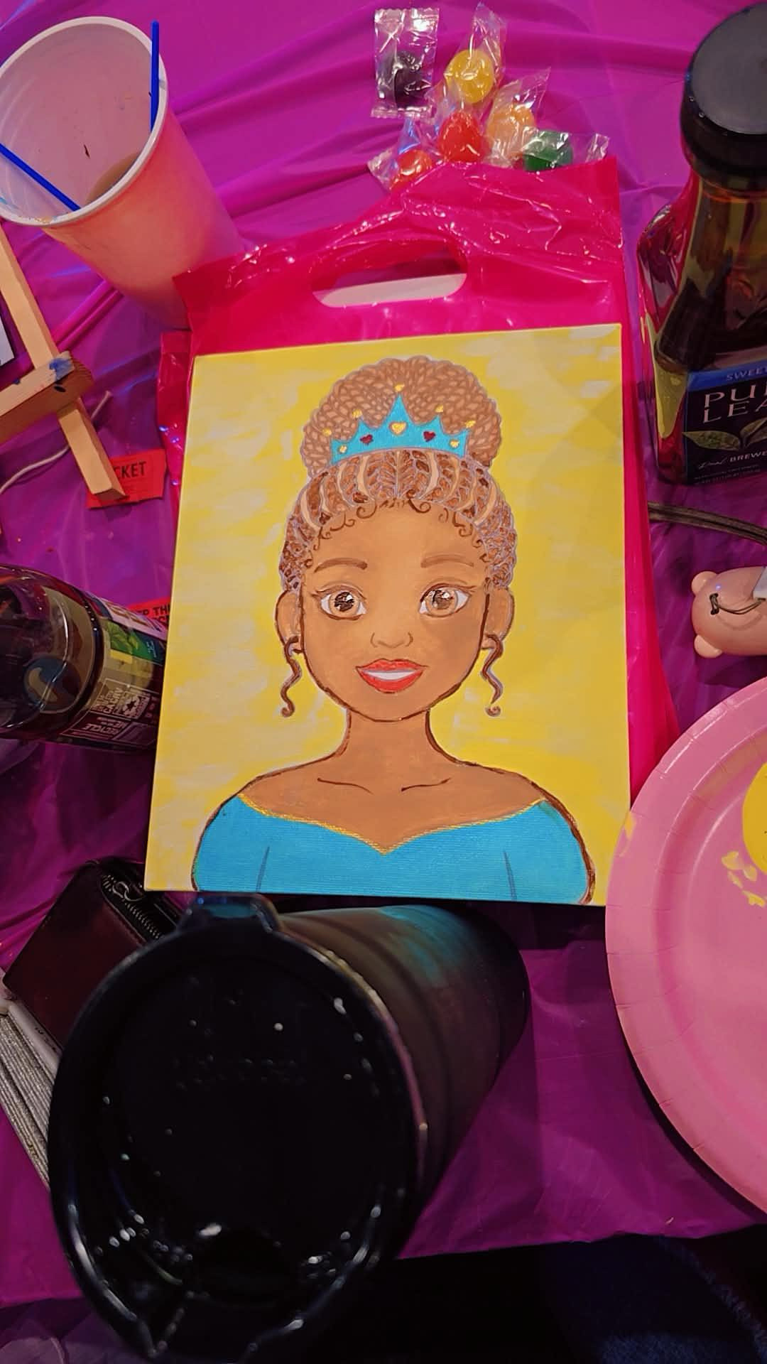 Finished Paint and Create artwork